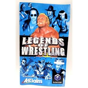LEGENDS OF WRESTLING GAME MANUAL ONLY! NINTENDO GAMECUBE INSTRUCTION‎ BOOKLET
